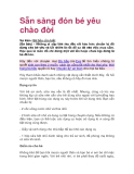 Sẵn sàng đón bé yêu chào đời 