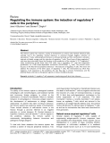 Báo cáo y học: "Regulating the immune system: the induction of regulatory T cells in the periphery Jane H Buckner1 and Steven F Ziegler2"