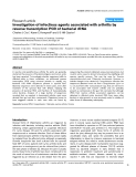 Báo cáo y học: "Investigation of infectious agents associated with arthritis by reverse transcription PCR of bacterial rRNA"