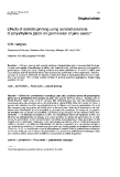 Báo cáo khoa học: "Effects of osmotic priming using aerated solutions of polyethylene glycol on germination of pine seeds"