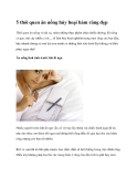5 thói quen ăn uống hủy hoại hàm răng đẹp