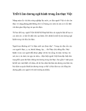 Triết lí âm dương ngũ hành trong ẩm thực Việt