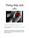 Thông điệp tình yêu  