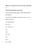 Động học của phản ứng enzyme trong trường hợp có chất kìm hãm không cạnh
