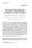 Báo cáo khoa học: "Interpreting the variations in xylem sap flux density within the trunk of maritime pine (Pinus pinaster Ait.): application of a model for calculating water flows at tree and stand levels"