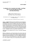 Báo cáo lâm nghiệp: "Localisation de la transition bois initial - bois final dans un cerne de chêne par analyse"