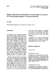 Báo cáo lâm nghiệp: "phosphate fertilization on trace element nutrition pinaster grown in a sandy acid soil"