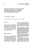 Báo cáo lâm nghiệp: "Effect of soil temperature upon the root growth and mycorrhizal formation of white spruce (Picea glauca (Moench) Voss) seedlings grown in controlled environments"