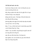 Chế độ tưới nước cho lúa