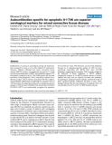 Báo cáo y học: "Autoantibodies specific for apoptotic U1-70K are superior serological markers for mixed connective tissue disease"