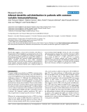 Báo cáo y học: "Altered dendritic cell distribution in patients with common variable immunodeficiency"