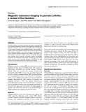 Báo cáo y học: "Magnetic resonance imaging in psoriatic arthritis: a review of the literature"