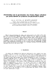 Báo cáo lâm nghiệp: "Amélioration de la germination des faînes (Fagus silvatica) par prétraitement en présence de polyéthylène glycol Claudine"
