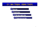 Ma trận- Định thức
