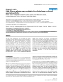Báo cáo y học: "HLA-C locus alleles may modulate the clinical expression of psoriatic arthritis"