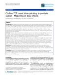 Báo cáo khoa học: "Choline PET based dose-painting in prostate cancer - Modelling of dose effects"