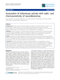 Báo cáo khoa học: "Association of telomerase activity with radio- and chemosensitivity of neuroblastomas"