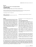 Báo cáo: Review Cells of the synovium in rheumatoid arthritis