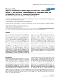 Báo cáo y học: "Hypoxic conditions increase hypoxia-inducible transcription factor 2α and enhance chondrogenesis in stem cells from the infrapatellar fat pad of osteoarthritis patients"