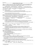  ĐỀ THI THỬ HỌC KỲ I (10-11)  