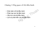 Nguyên lý hệ điều hành - Chương 1