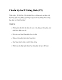 Chuẩn bị cho lễ Giáng Sinh 