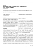 Báo cáo y học: "Regulatory T cells in systemic lupus erythematosus: past, present and future"