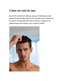 Chăm sóc mái tóc bạn