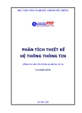 PHÂN TÍCH THIẾT KẾ HỆ THỐNG THÔNG TIN - TRẦN ĐÌNH QUẾ - 1