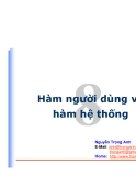 Hàm người dùng và hàm hệ thống