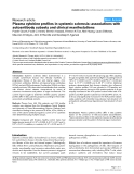 Báo cáo y học: "Plasma cytokine profiles in systemic sclerosis: associations with autoantibody subsets and clinical manifestations"