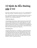 12 bệnh da liễu thường gặp ở trẻ 
