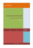 GIÁO TRÌNH Tìm hiểu Microsoft Word 2007 phiên bản tiếng việt(Lê Văn Hiếu) - 1