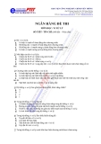 Ngân hàng đề thi Vi xử lý ngành điện tử viễn thông - 1