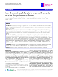 Báo cáo y học: "Low bone mineral density in men with chronic obstructive pulmonary disease"