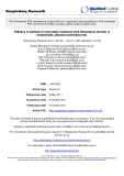 Báo cáo y học: "Efficacy in asthma of once-daily treatment with fluticasone furoate: a randomized, placebo-controlled trial"
