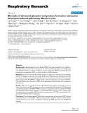 Báo cáo y học: "  Blockade of advanced glycation end product formation attenuates bleomycin-induced pulmonary fibrosis in rats"