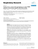 Báo cáo y học: " Corticomotor control of the genioglossus in awake OSAS patients: a transcranial magnetic stimulation study"