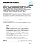 Traffic-related air pollution and respiratory symptoms among asthmatic children, resident in Mexico City: the EVA cohort study"