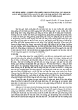 Mô hình ghép 1 -2 chiều sóng biển trong tính toán quy hoạch đồng bằng sông Cửu Long có xét tới ảnh hưởng của biển đối với thượng lưu, gió hướng và nước biển dâng