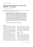 Báo cáo khoa học: "nalgesic Effect of Meloxicam in Canine Acute Dermatitis – a Pilot Study"