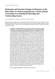 Báo cáo khoa học: " Endocrine and Ovarian Changes in Response to the Ram Effect in Medroxyprogesterone Acetate-primed Corriedale Ewes"