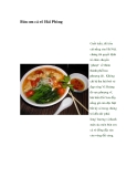 Bún om cá rô Hải Phòng