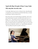 Người nổi tiếng Nữ nghệ sĩ Piano Trang Trịnh: Một cung đàn của mùa xuân