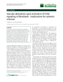 Báo cáo y học: " Vascular alterations upon activation of TGFβ signaling in fibroblasts - implications for systemic sclerosis"