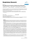 Báo cáo y học: "Anti-inflammatory properties of desipramine and fluoxetine"