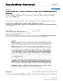 Báo cáo y học: "Maternal allergic contact dermatitis causes increased asthma risk in offspring"