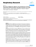 Báo cáo y học: " Accuracy of diagnostic registers and management of chronic obstructive pulmonary disease: the Devon primary care audit"