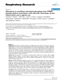 Báo cáo y học: " Alterations in vasodilator-stimulated phosphoprotein (VASP) phosphorylation: associations with asthmatic phenotype, airway inflammation and β2-agonist use"