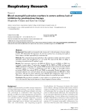 Báo cáo y học: " Blood neutrophil activation markers in severe asthma: lack of inhibition by prednisolone therapy"